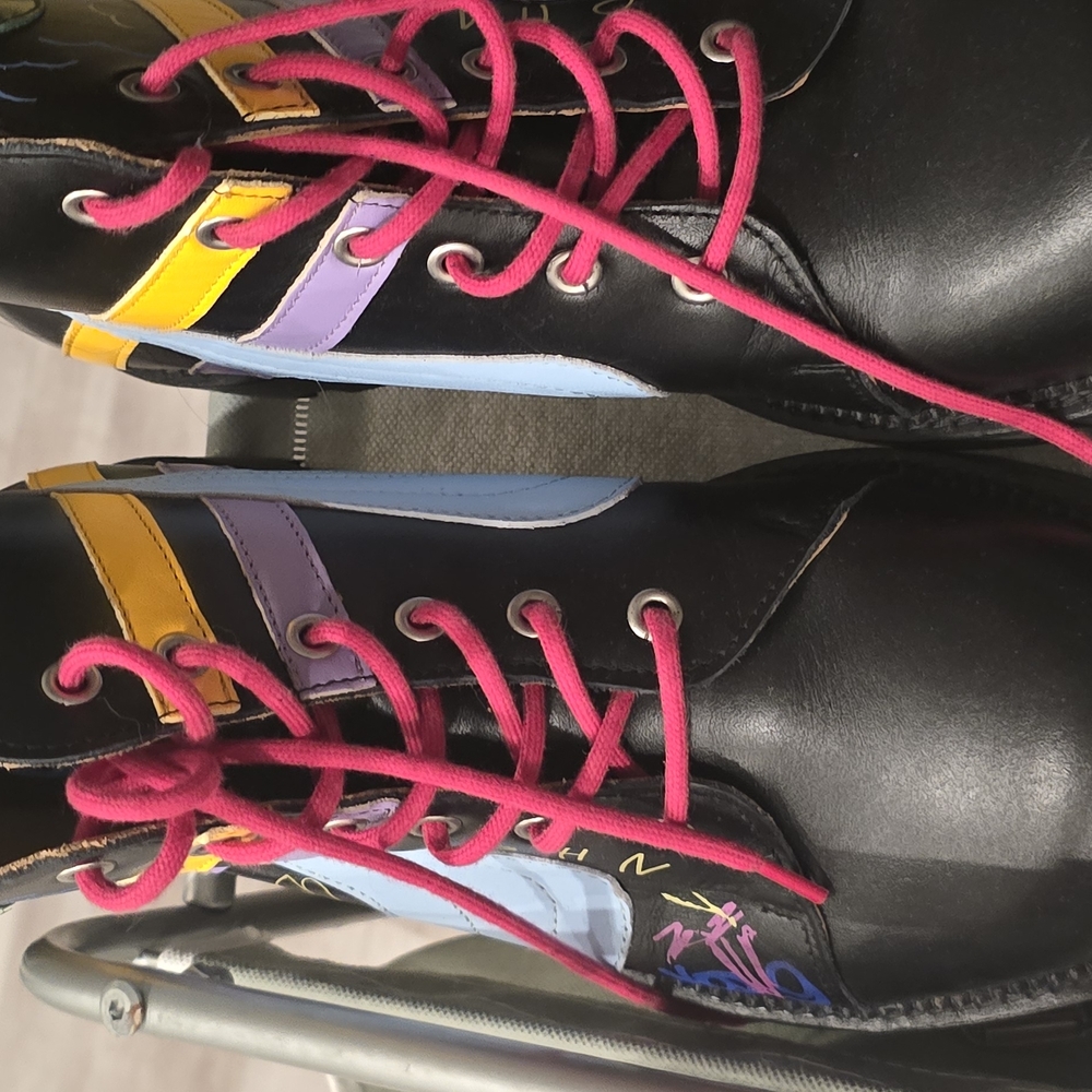 Colorful Women's Lace-Up Shoes